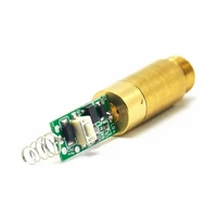 industriallab brass 532nm 50mw green laser diode module dot line beam 3v 3 7v with spring driver