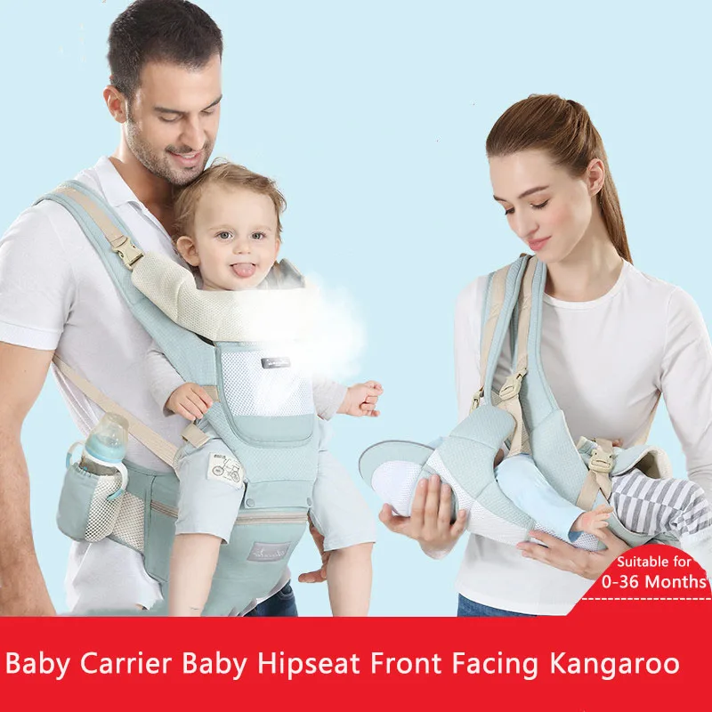

New Baby Carrier Infant Baby Hip seat Carrier Front Facing Kangaroo Baby Wrap Sling Soft Breathable Adjustable for Baby Travel