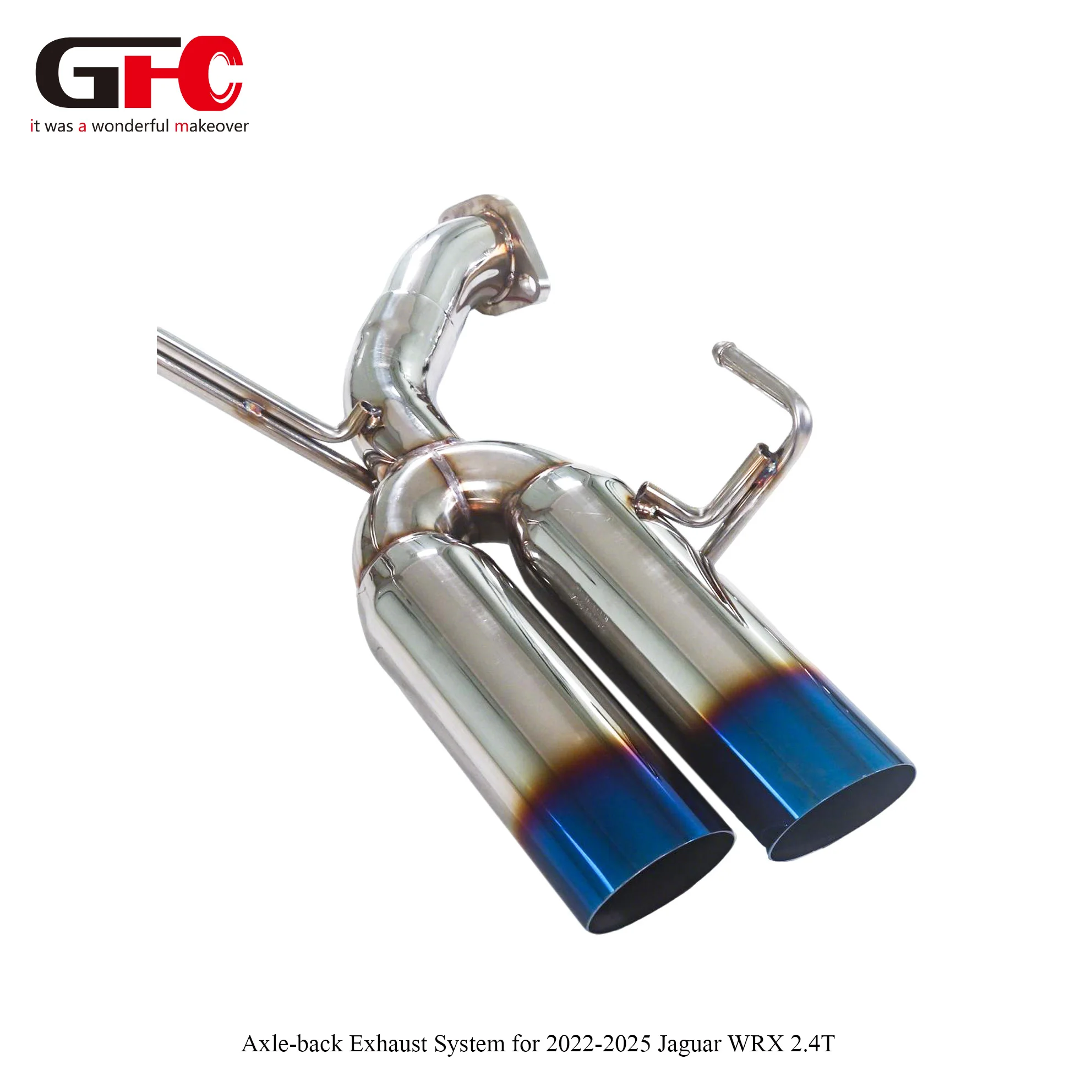 Фото Выхлопная система Axle-Back для Subaru WRX VB 2.4L Turbo 2022-2024, с возможностью установки без сверления (без глушителя) №3