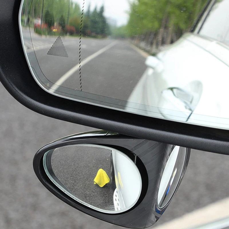

Universal Car Mirror 360° Adjustable Wide Angle Side Rear Mirrors blind spot Snap way for Parking Auxiliary Rear View Mirror