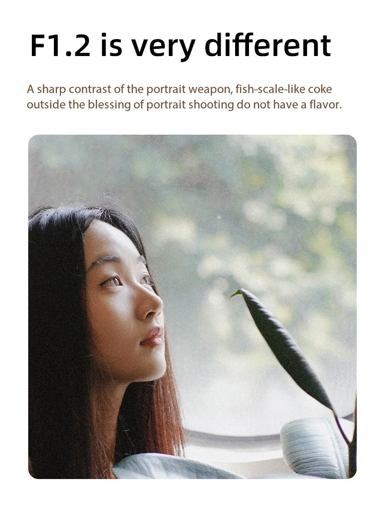 Объектив с большой диафрагмой для Sony E Nikon Z Fuji XF Canon EF-M/RF M4/3 L Mount Cameras SGimage 35 мм F1.2