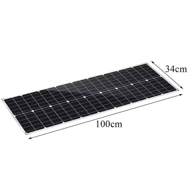

NEW2023 1000W Solar Panel portable Dual 12/5V DC USB fast-charging waterproof emergency charging outdoor Battery Charger for Car