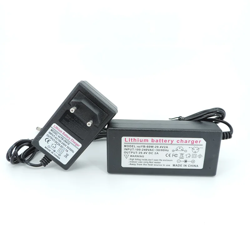 Зарядное устройство для литиевых аккумуляторов 29 4 в 1 А 2 5 штекер постоянного
