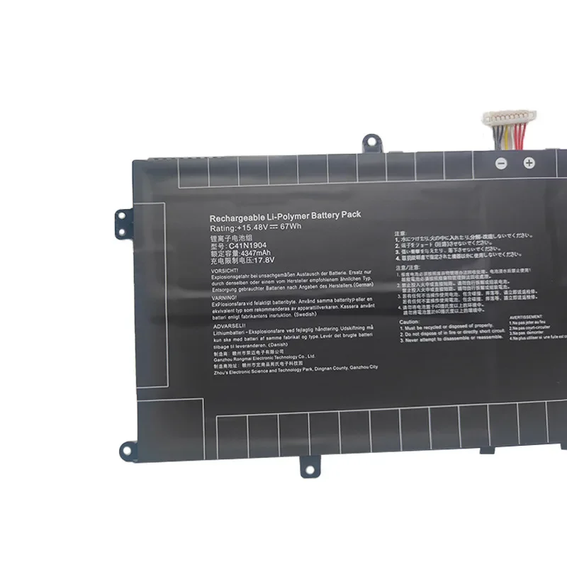 C41N1904 Аккумулятор для ноутбука ASUS ZenBook UX363EA UX425IA UX393JA UX325JA UX325EA UX425JA 15 48 В 67 Втч