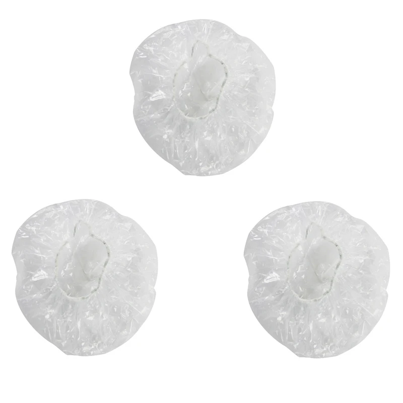 

ELOS-300Pcs Reusable Food Keep Fresh Storage Covers Elastic Clear Bowl Covers Dish Plastic Covers For Family Outdoor Picnic