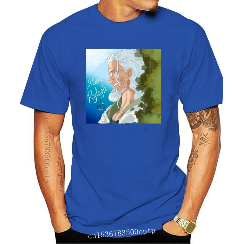 Мужская одежда новинка футболка серебристая с портретом Rayleigh Слитная женская