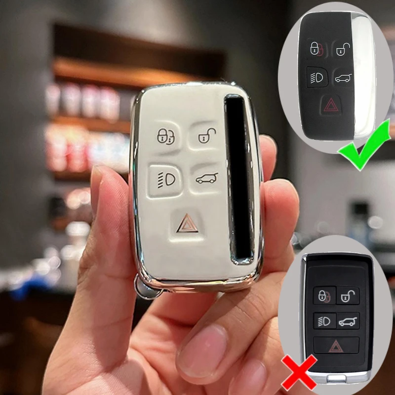 

Чехол для автомобильного ключа из ТПУ для Land Rover A9 Range Rover Sport Evoque Freelander Discovery 4, аксессуары для Jaguar XE XJ XJL XF