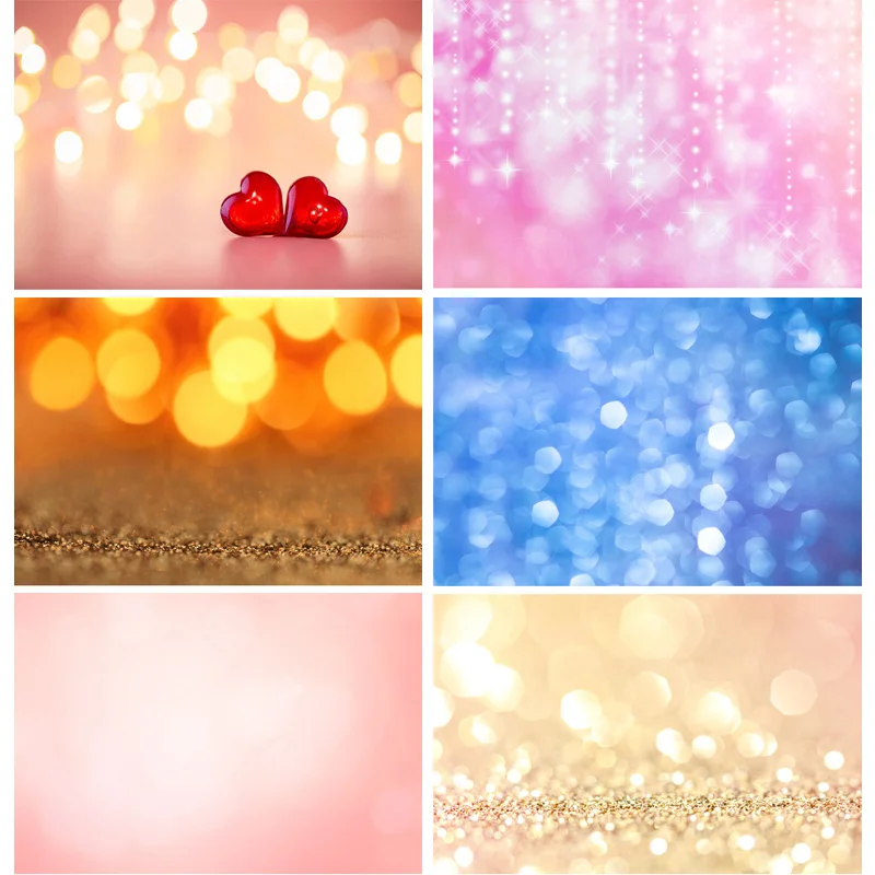 

SHENGYONGBAO Portrait Cloth Photography Backdrops Prop Glitter Facula Light Spot Theme Photography Background 21318TTU-16