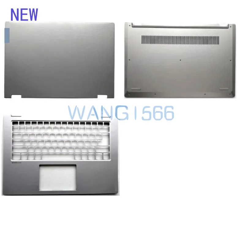 Фото J Новинка для Lenovo IdeaPad Flex-14IWL C340-14 C340-14 14IWL 14API 14IML задняя крышка ЖК-дисплея/верхняя крышка подставки для рук/нижняя крышка, серебристая №1