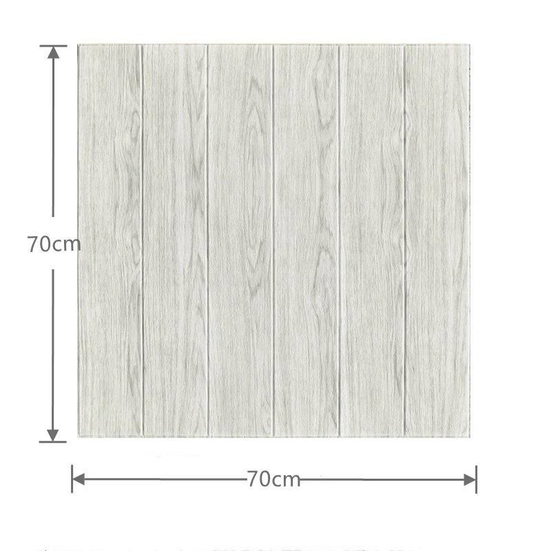 

Waterproof and Mildew Proof 3D Self-adhesive Soft Wall Stickers To Protect Children's DIY Living Room Background Foam Wallpaper