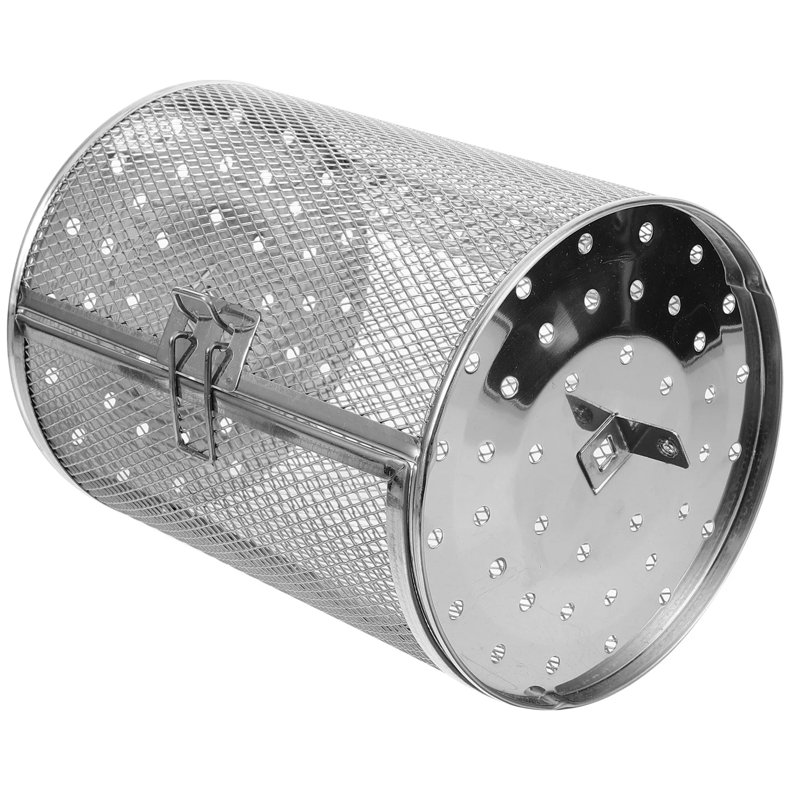 

Rotisserie Vegetable Grilling Basket Roaster Air Fryer Barbecue Stove Drum Stainless Steel French Fries