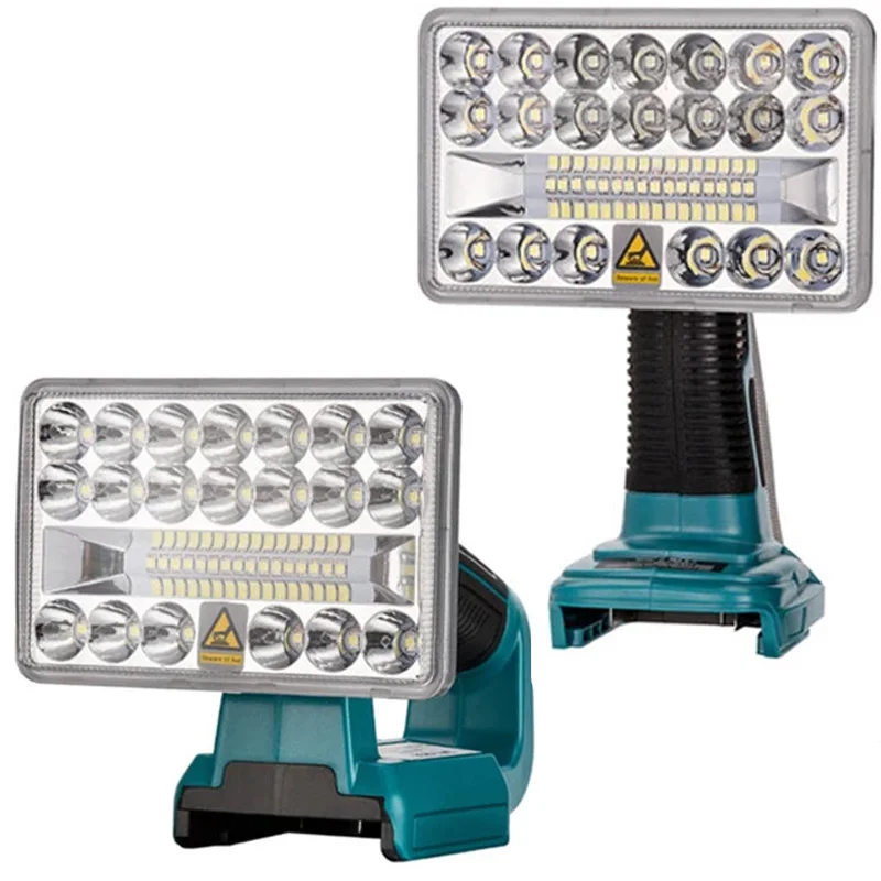 Новый светодиодный рабочий светильник 18 в для Makita литиевая аккумуляторная