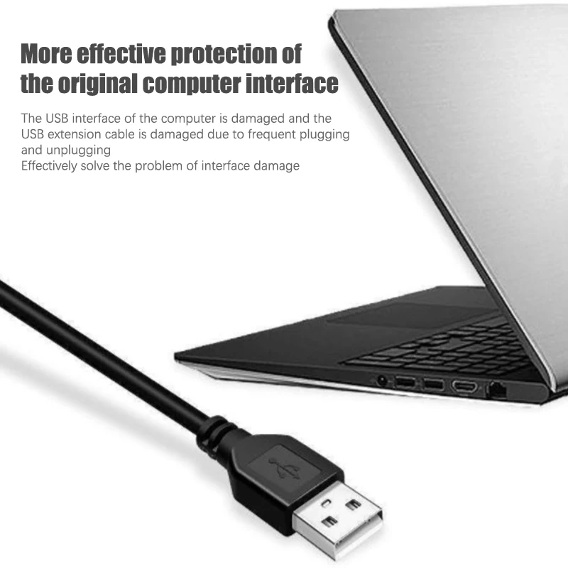 

USB 2.0 Cable Extension Cable 0.6m/1m/1.5m Wired Data Transmission Line Ultra-High-Speed Display Projector Data Extension Cable