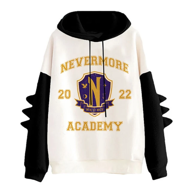 

I Hate Everything Wednesday Addams Y2k Hoodies Women Nevermore Academy Sweatshirts Anime Tracksuit Aesthetic hooded Female