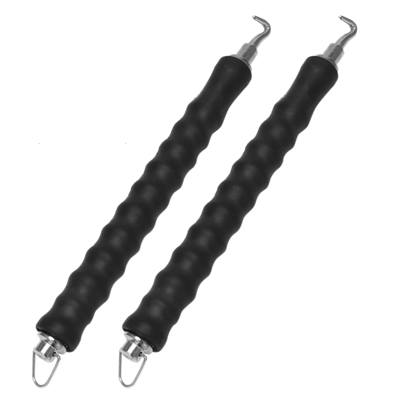 

2X Wire Twisting Tool Automatic Wire-Tie Steel Connector Hook For Wires And Rebar Ties Metal Construction Retail