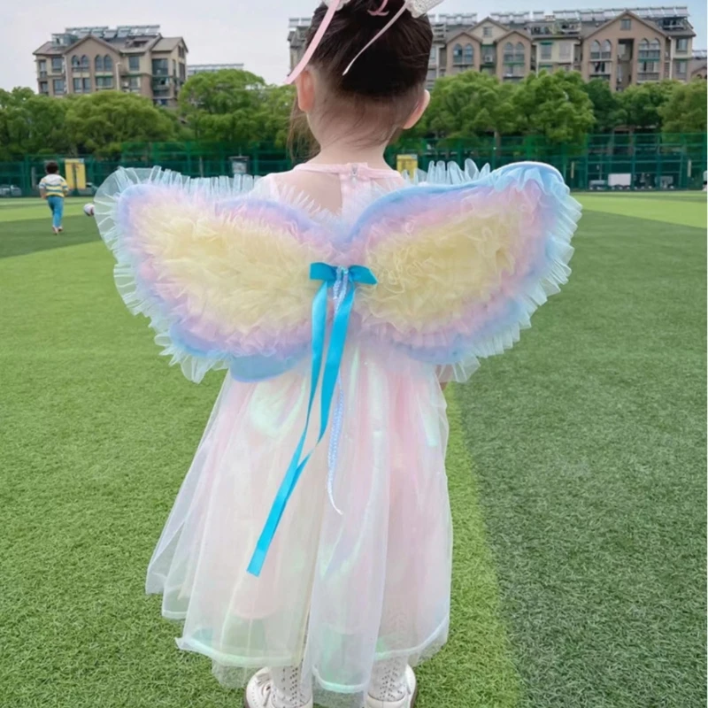 

Сказочное крыло для девочек, детское платье на день рождения, Хэллоуин