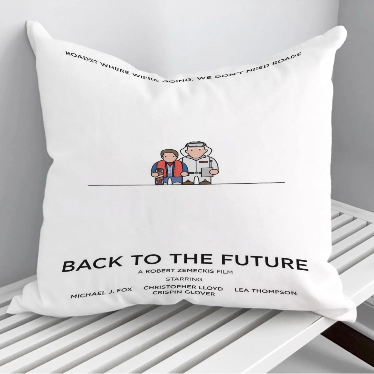 

Простой чехол для подушки Back To The Future, светлый роскошный современный чехол для дивана, спальни, подушки для гостиной