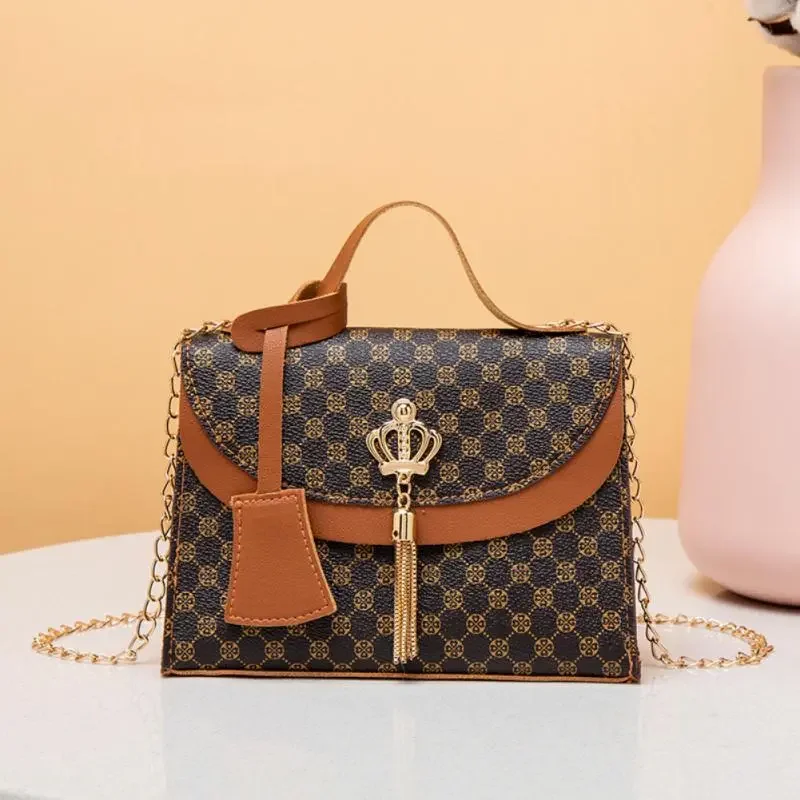 Chain Shoulder Bag Messenger Tote Crossbody HandBag Ladies Leather Female Flap Designed Clutch Wallets High Quality