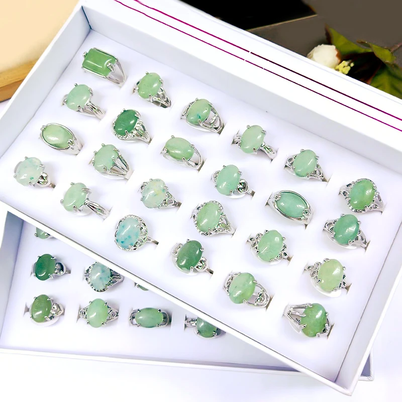 

Кольца для суставов 2 шт., новые классические винтажные богемные геометрические круглые кольца из натурального камня для женщин, модные подарки, ювелирные изделия