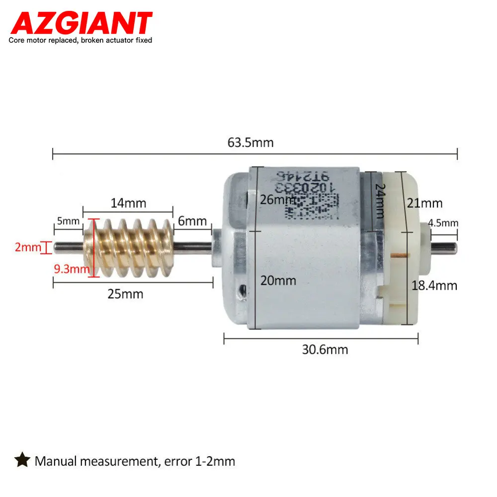 

AZGIANT Original ESL ELV Engine DC Motor Steering Lock Wheel Motor For Mercedes Benz W204 W207 W212 For Johnson FC280 Parts