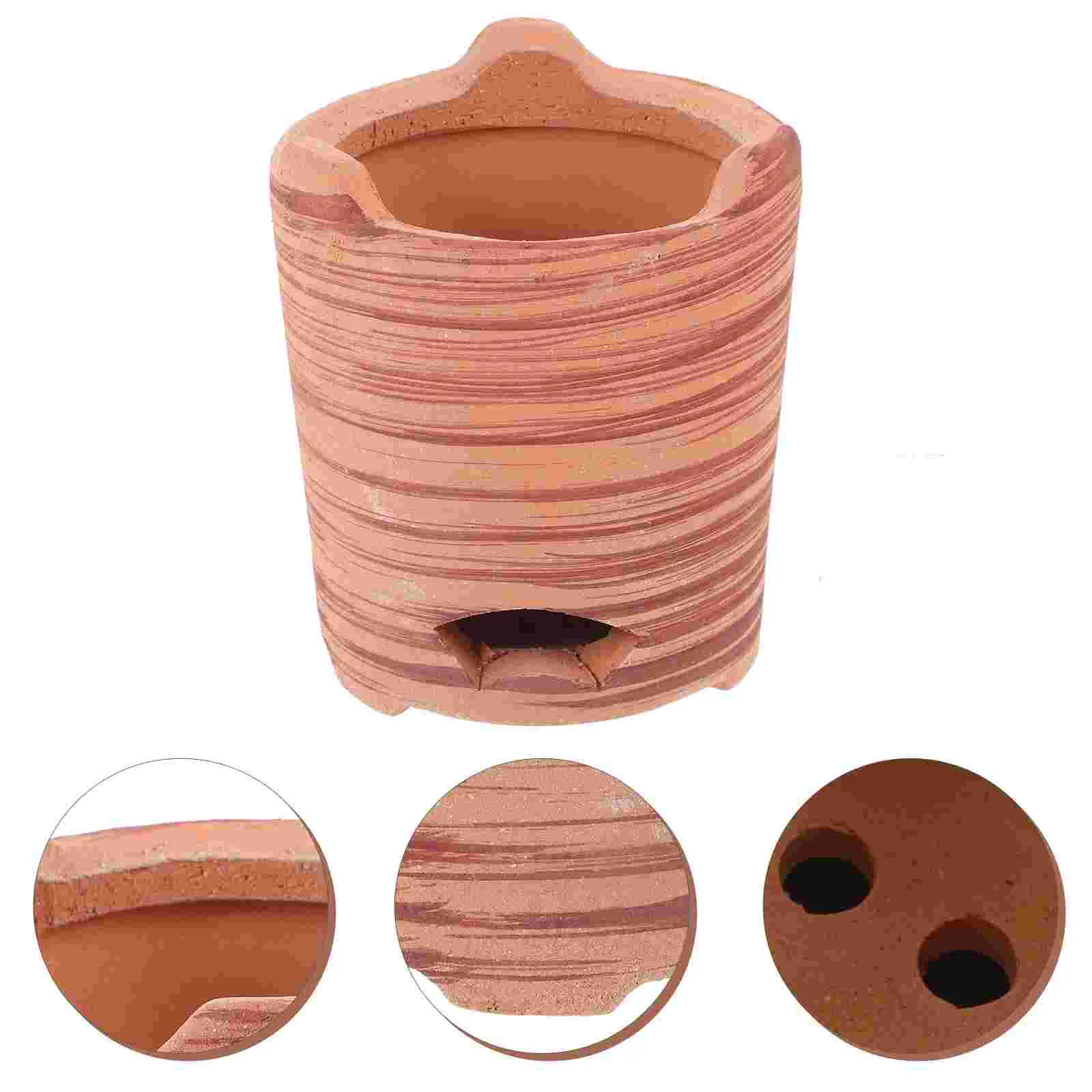 

Outdoor Camping Stove Charcoal Stove Clay Grill Stove Tea Stove Camping Portable Clay Stove Tool