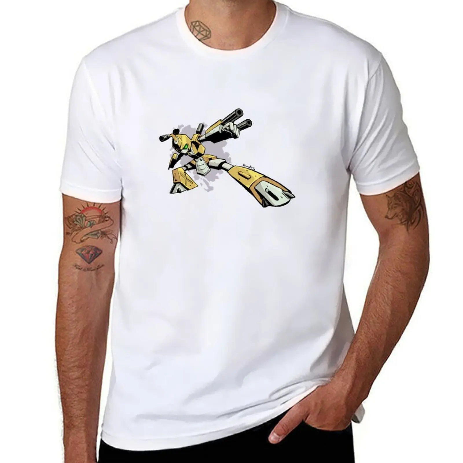 Мужские футболки Beetle Bot синие