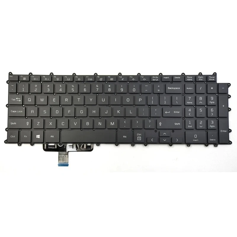 Фото Новая клавиатура для ноутбуков LG Gram 17Z90P, 17Z90PE, 17Z90P-G, 17Z90P-K, 17Z90P-N, 17Z95P Series, US-раскладка, с подсветкой №2