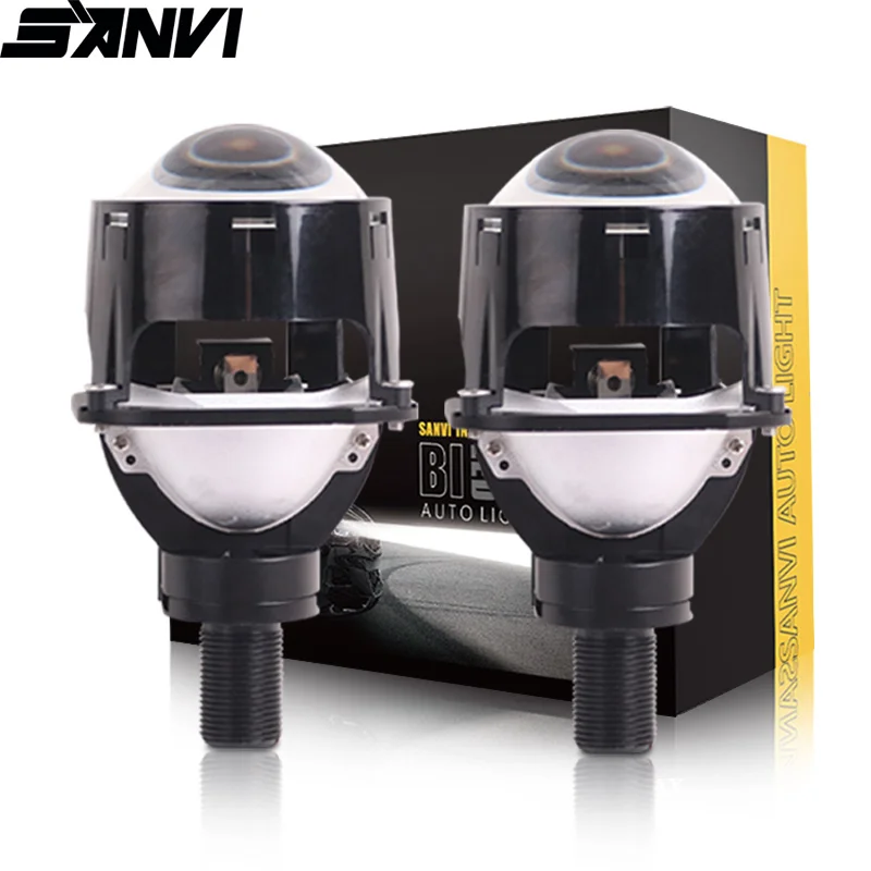 Лампа-проектор SANVI S6 Bi H4 H7 9005 9006 49 Вт люкс