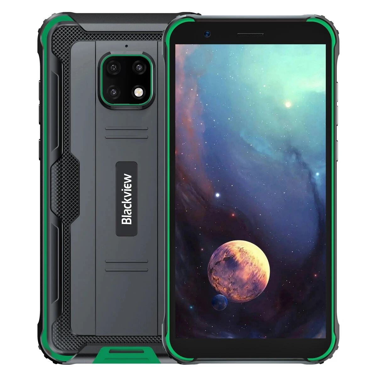 Blackview BV4900 IP68 Mobile Phone Quad Core Android 10 3GB+32GB 8.0MP 5580mAh 5.7 Inch NFC 4G LTE Rugged Waterproof Smartphone