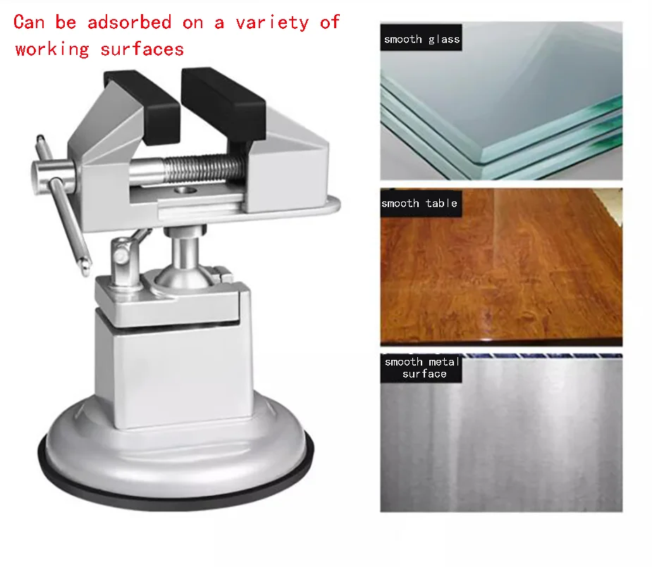 Тиски сверхмощный Небольшой Фиксированный кронштейн для верстака универсальный