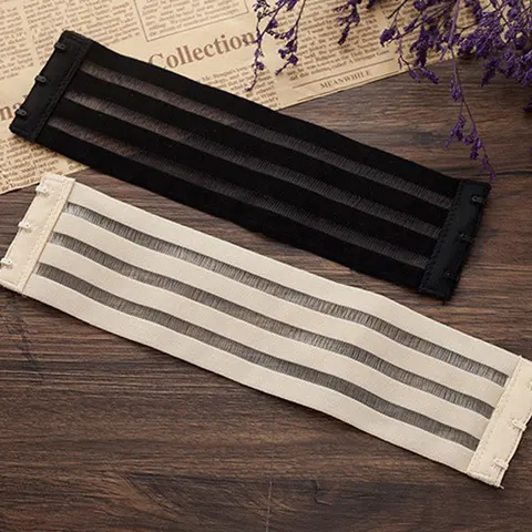 Women New Silicone Non Slip Buckle Clear Bra Straps Invisible Transparent Bra Strap Backless Elastic Bra Extender Shoulder Strap