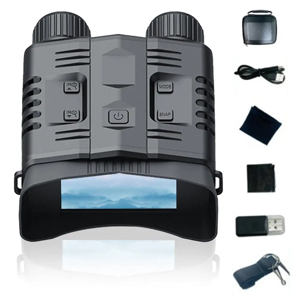 

52-мегапиксельное инфракрасное устройство ночного видения, 4k, большой экран 3,2 '', бинокль, очки ночного видения (без батареи)