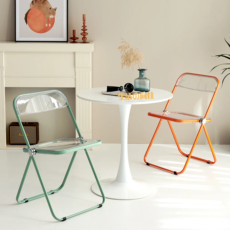 

Plastic Modern Dining Chair Table Kitchen Nordic Nordic Dining Chair Hotel Folding Sillas Para Comedor Interior Decoration