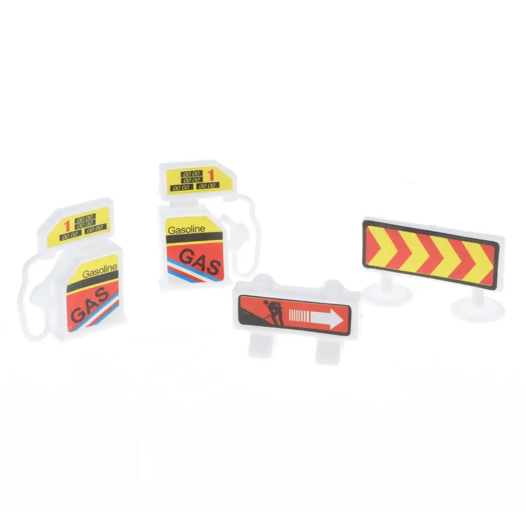 

2X 28 Sets of English Road Signs Traffic Signs Playset Pretend Play Toys