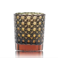 free shipping japanese kiriko glasses crystal engraving whiskey drinkware hand to clear glass whisky tumbler with gift box pack