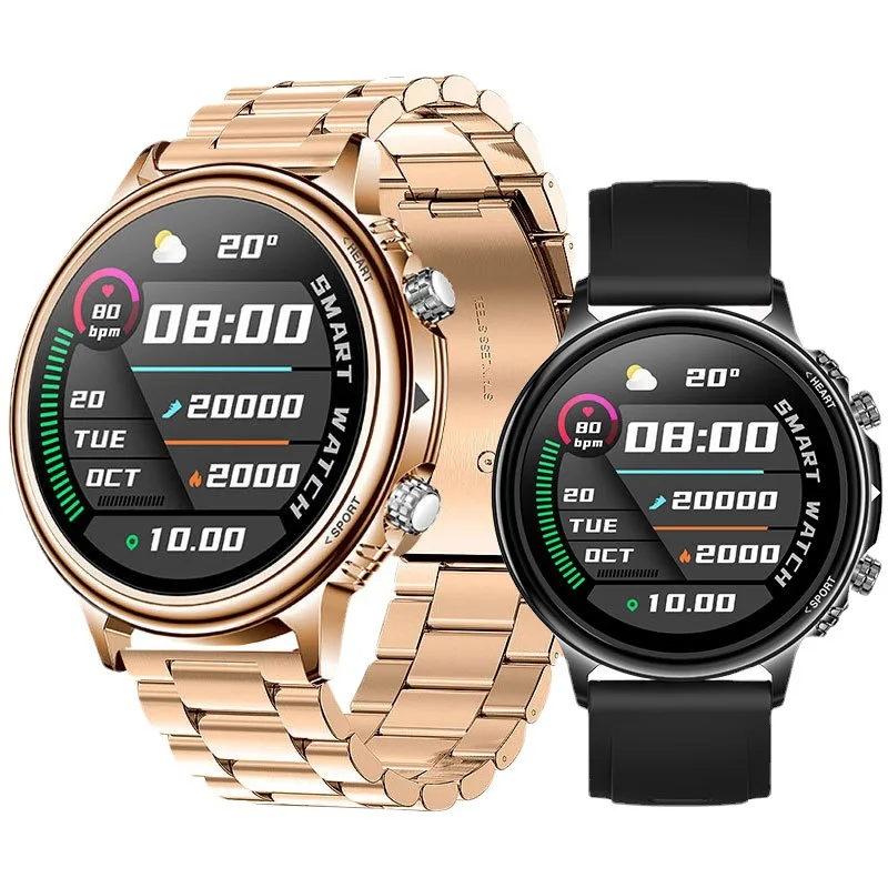 Смарт-часы CF85 мужские с поддержкой Bluetooth и сенсорным экраном 1 32 дюйма |