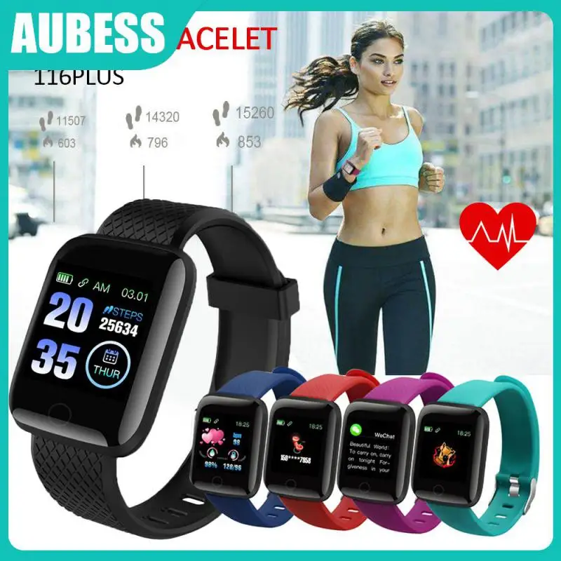 

Heart Rate Blood Pressure Monitoring Sport Watch Color Screen Smart Bracelet Ip65 Waterproof Smart Watch 1.3-inch
