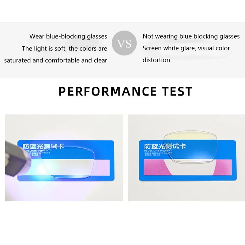 Защита глаз очки с защитой от синего света удобные металлические круглые