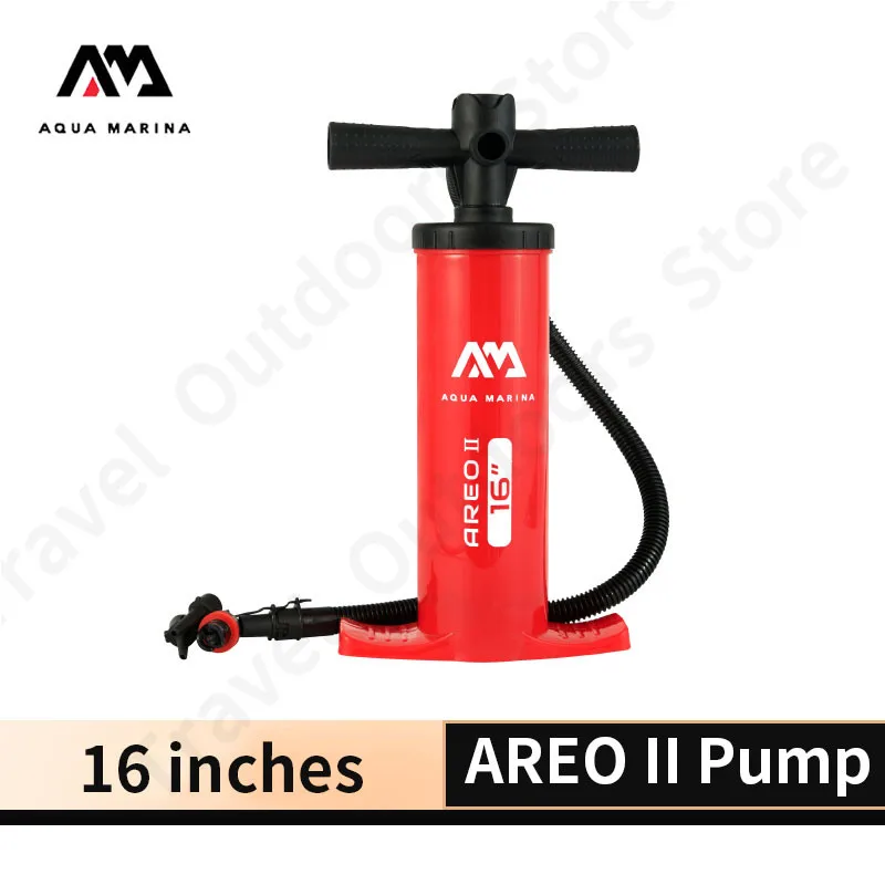 

AQUA MARINA Inflation Pump AREO II-16" Aquatic Sports Accessories 5 Style Air Nozzles Manual Type Surfboard Inflatable Tool