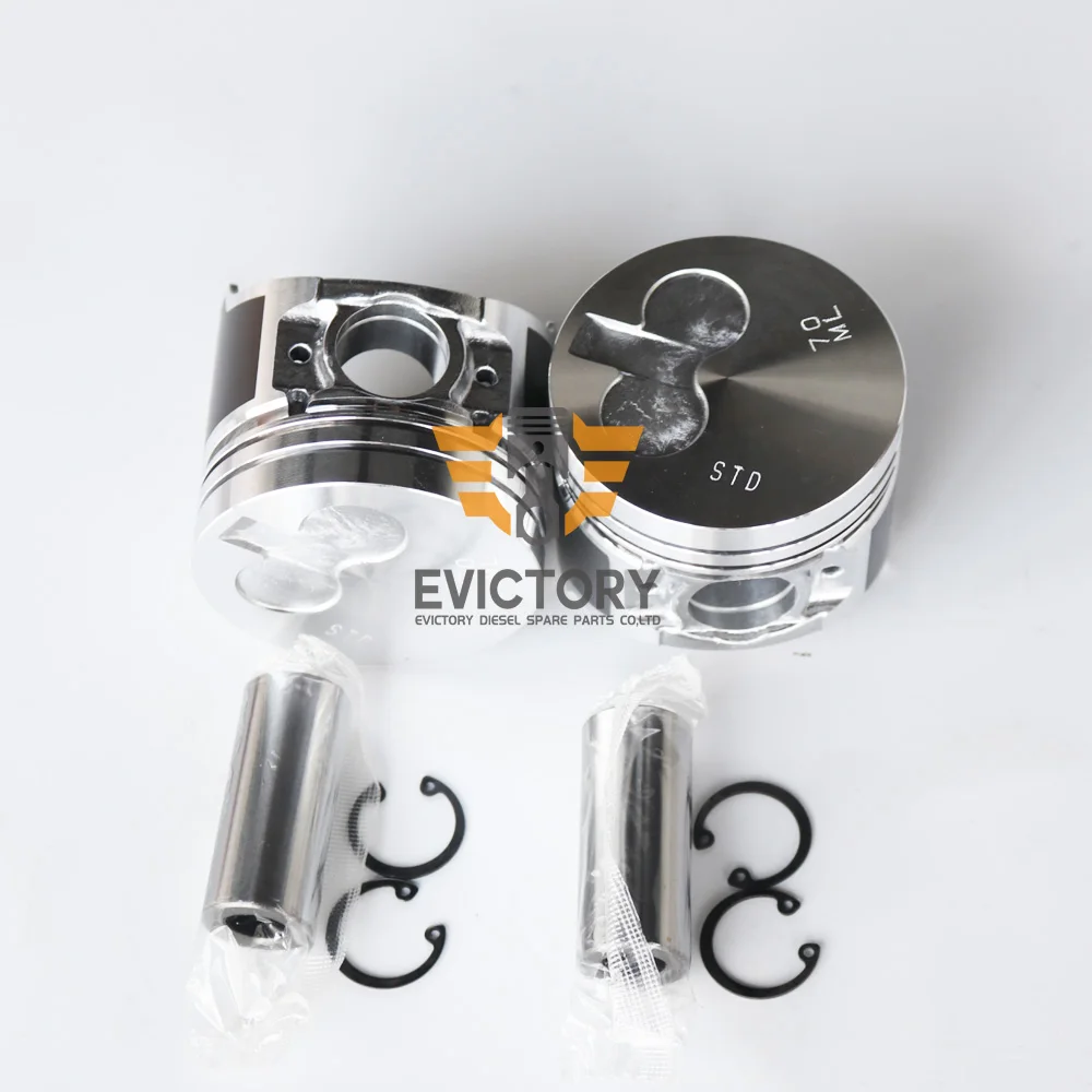 Для YANMAR 2D68E 2TNE68 капитальный Ремонтный комплект поршневое кольцо подшипник