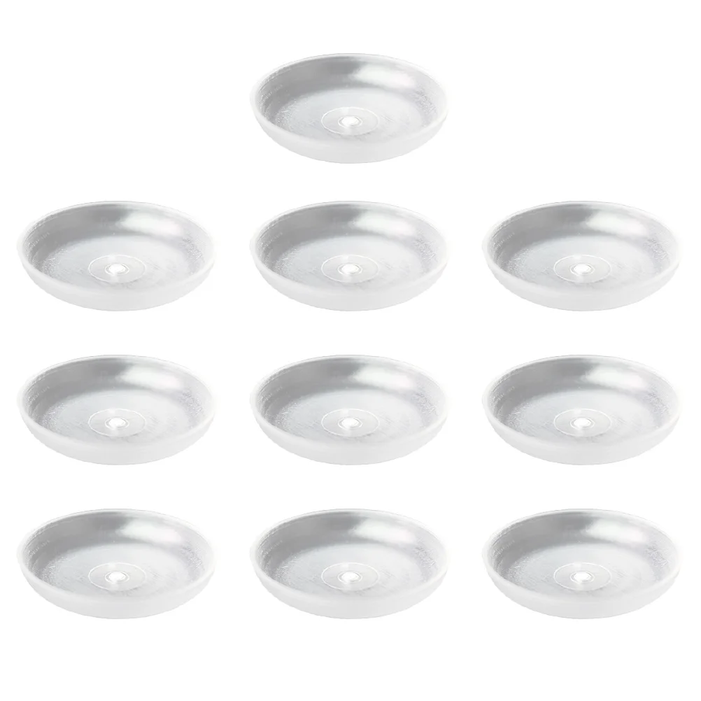 

50pcs Wax Drip-proof Cake Cake Holder Cake Accessories(Transparent