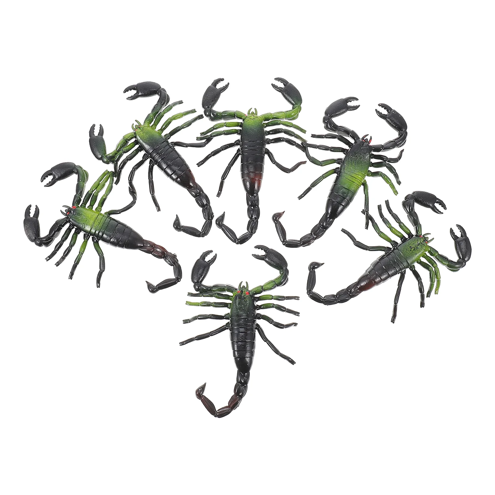 

6 Pcs Plastic Animals Figures Scorpion Tricky Toy Artificial Halloween Simulation Tpr Soft Glue Prank