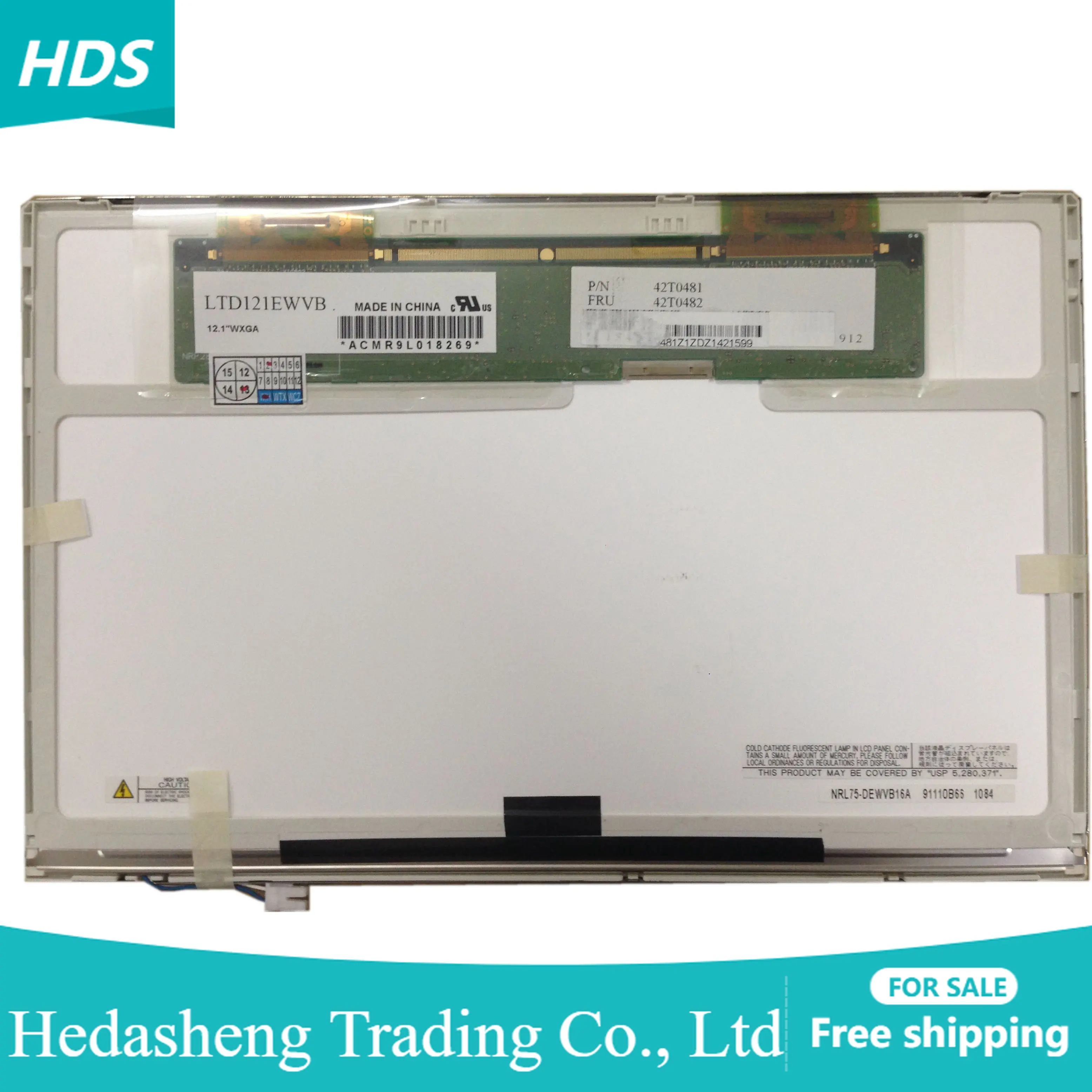 

LTD121EWVB fit CLAA121WA01A LTD121EXVV LTN121W1-L0 Laptop LCD Screen 3 12.1" WXGA 20 PIN