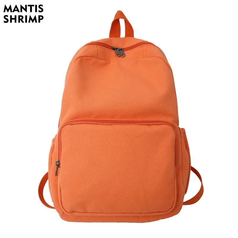 

Fashion Backpack for Teenager Student Canvas Backpack New Trend Bagpack Simple School Bags Harajuku Travel Bags High Quality