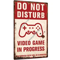 game room decor do not disturb game sign gift for gamer 12 x 8 inch noob slayer room decor room decor