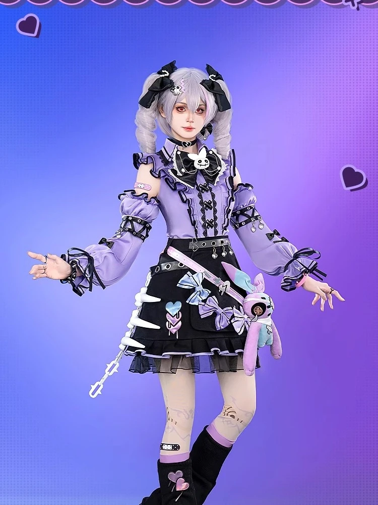 Prometheus Косплей Игра Honkai Impact 3rd Аниме Женщины Девушки Милый Топ Юбка Одежда Для