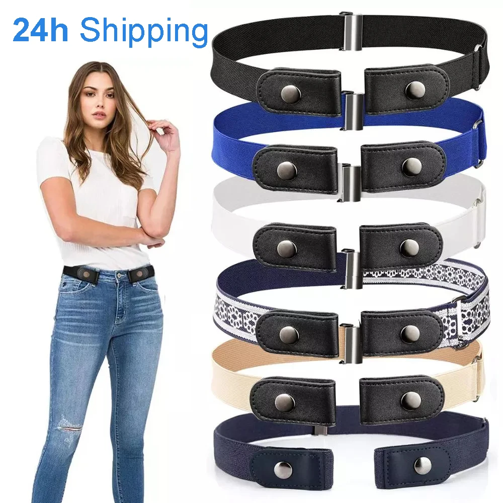 

20 Styles Buckle-Free Waist Belt For Jeans Pants,No Buckle Stretch Elastic Waist Belt For Women/Men,No Hassle Belt DropShipping