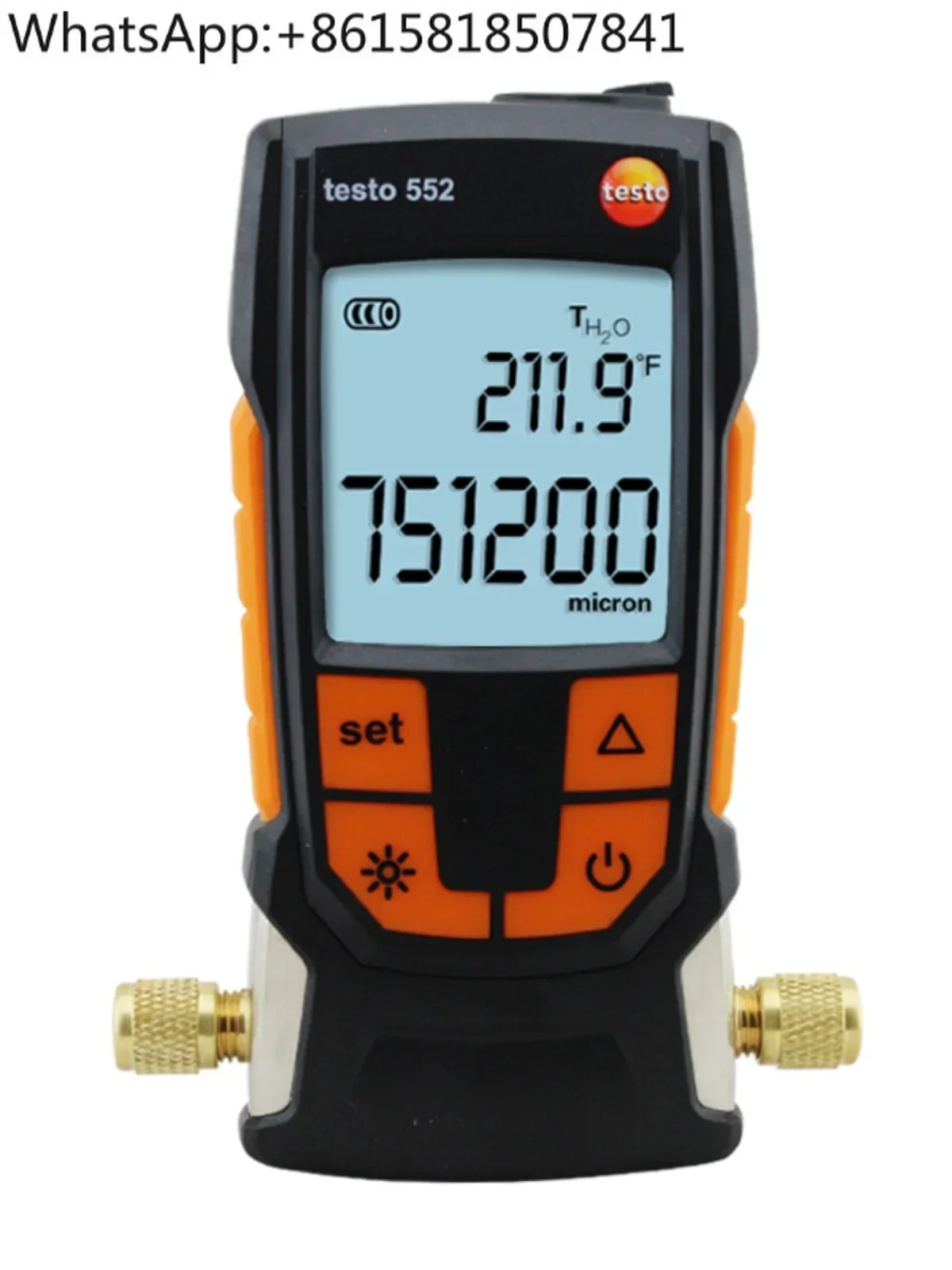 Testo Detu 552 Прецизионный цифровой вакуумметр Кондиционер Фторированный