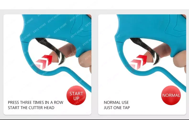 4 см Электрический фотоэлектрический садовый секатор с литиевой батареей