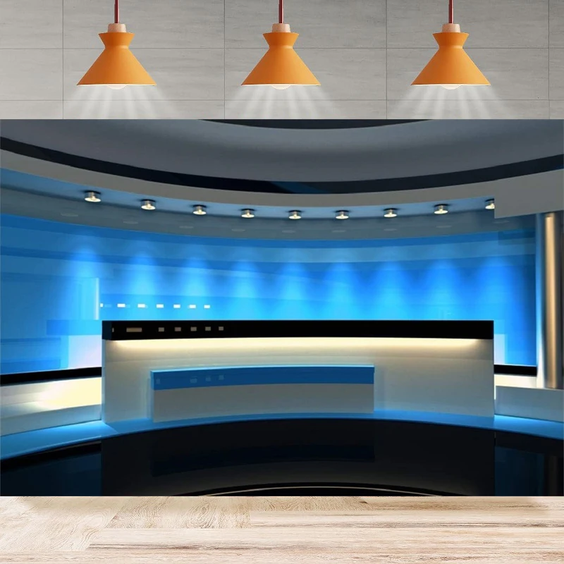 Новости Трансляция Зал Фон для фотосъемки Стойка отдыха Современный офисный